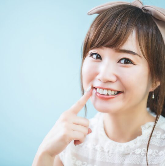 歯が綺麗な女性